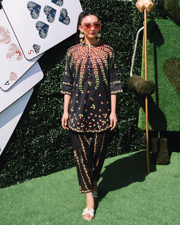 WhatsApp Image 2025-06-26 at 15.51.25_f0d1e1de Elegant Black Floral Leaf Print Co-Ord Set for Women β Chic & Comfortable Summer Wear